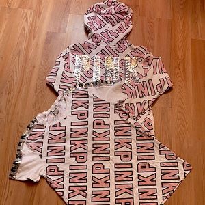 HTF VS PINK BLING LOGO MANIA SET